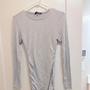 Ruched sweater dress size extra small